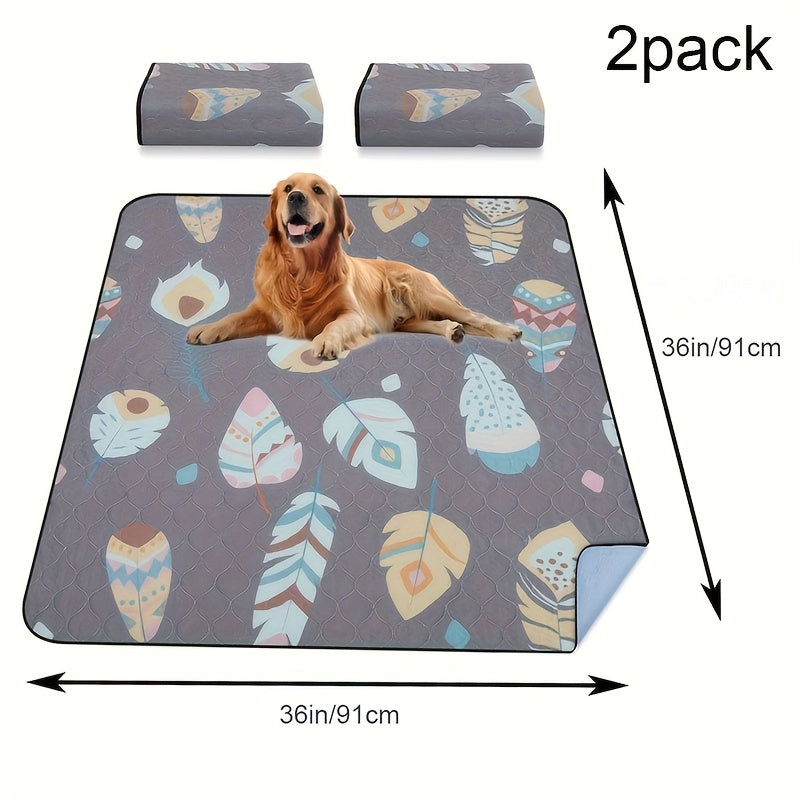 Washable Pee Pads for Dogs – Ultra-Absorbent Reusable Puppy Training Pads, Leak-Proof & Non-Slip Whelping Pads for Playpen