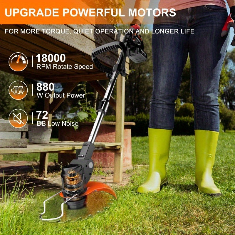Weed Wacker Blades, Brush Cutter Trimmer Lawn Mower Replacement for Garden, Patio and Yard Use