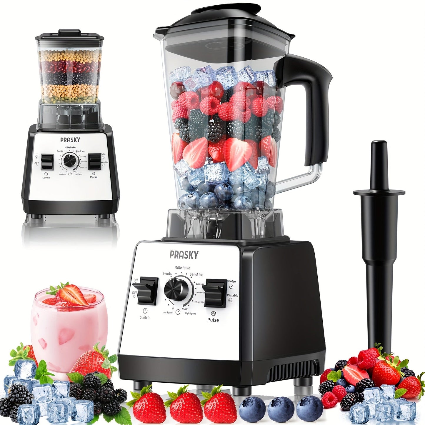 Professional Blender for Kitchen 68oz 25000RPM 2400W – Countertop Smoothie Blender for Home Cooking, Dining and Outdoor Meals