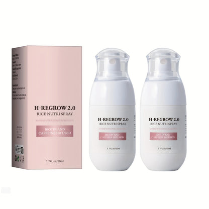 Rice Scalp Spray 4pcs Set, Hydrolyzed Rice Protein & Ginger Root Extract Hair Mist for Scalp, Strengthening & Softening