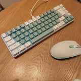 White And Green+Mouse