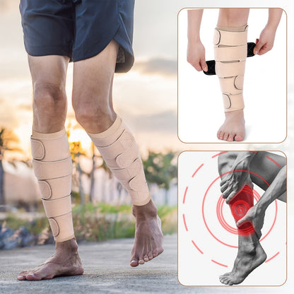 Compression Leg Wraps 3 Pairs – Adjustable Lower Leg Wrap for Lymphedema, Shin Splints & Calf Support, Breathable Non-Slip Compression
