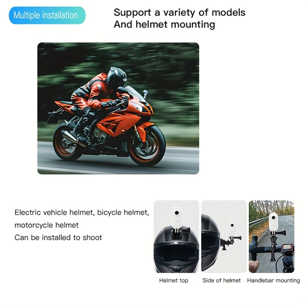 Mini Action Camera Thumb Size Wide Angle Lens 800mAh Battery with Memory Card Wearable Pocket for an Everyday Personal Care Routine
