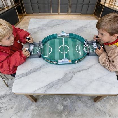 Tabletop Soccer Game for Kids, Portable 2 Player Football Board Game, Parent-Child Competitive Table Football Toy