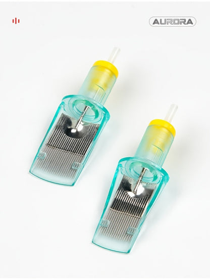 Tattoo Cartridge Needles with Aurora II Label, 10-Pack Curved Magnum Choices from 1229CM to 1249CM