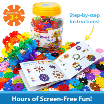 Brain Flakes Interlocking Disc Building Set 500 Pcs with the Listed Color, Size or Set Options for Everyday Use