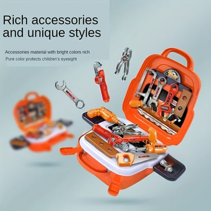 Kids Tool Backpack Set 22pcs for Boys, Pretend Play Home Tool Kit with the Listed Color, Size or Set Options for Everyday Carry