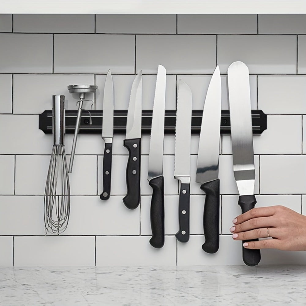 Magnetic Knife Holder Wall Mount 20 Inch – Strong Magnetic Knife Bar Strip for Kitchen, Space-Saving Knife Rack for Knives