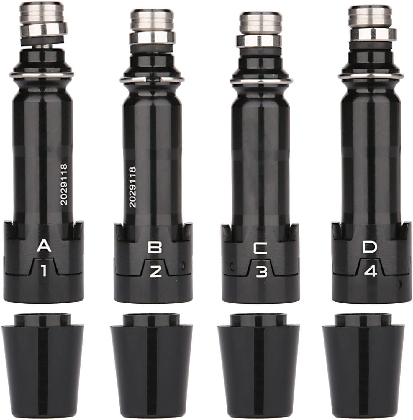 0.335-Inch Golf Driver Shaft Adapter Sleeve Two-Pack for Listed Titleist GT, TSR, TSi and TS Models
