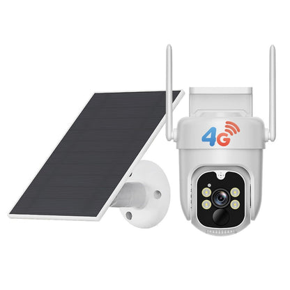 Solar Security Camera 4G Outdoor, AI Smart Alarm, Solar Powered, No WiFi & Wire-Free, 4G LTE Surveillance Camera for Farm
