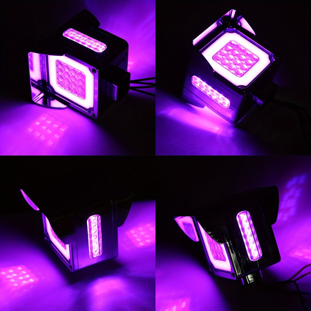 LED Side Marker Lights Square Truck Cab Clearance Lights 12V Waterproof Turn Signal Indicator Side Lights for Cars Trucks Trailers