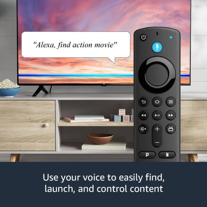 Amazon Fire TV Replacement Remote with Alexa Voice Search, Works with Fire TV Stick 4K Max Gen 1 2