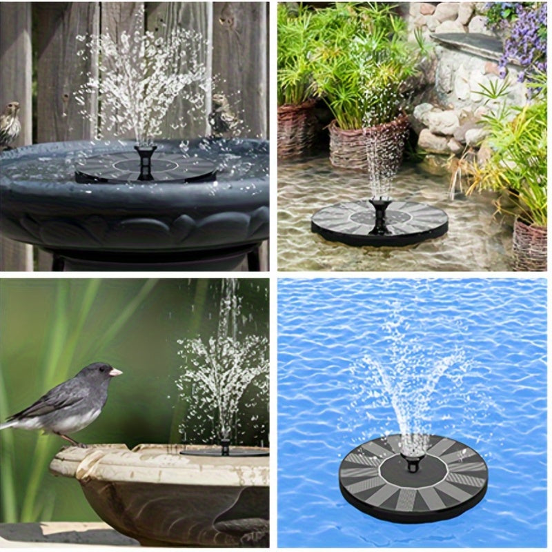 Solar Fountain Pump for Garden, Patio and Yard Use, with the Listed Configuration, for Everyday Use and Organized Storage