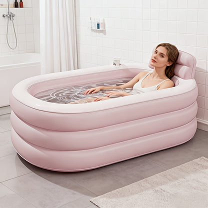 Inflatable Bathtub for Garden, Patio and Yard Use, with the Listed Configuration, for Everyday Use and Organized Storage