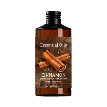 Essential Oil Cinnamon Warm Spicy-Sweet Aroma in 100ml Bottle for Diffuser, Humidifier and Massage Use