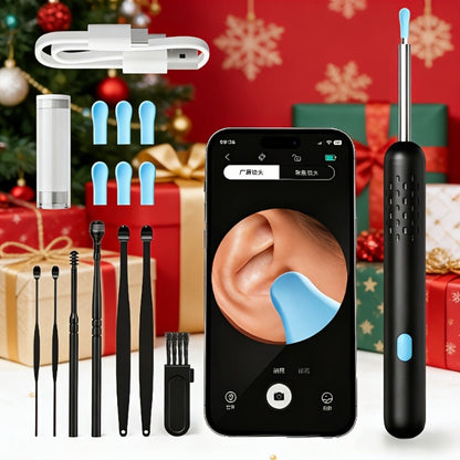Earwax Removal Kit Pro with Visual Waste Tank, Interchangeable Nozzles, USB Rechargeable Ear Cleaner for Adults