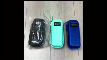 Insulin Cooler Travel Case with Temperature Display, Portable Diabetic Medication Bag with 2 TSA Approved Ice Packs for Insulin Pens