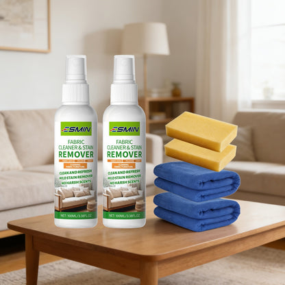 Sofa Cleaner Spray Fabric Stain Remover for Couch Car Interior Upholstery Safe Quick-Drying for Entryways, Bedrooms and Living Spaces