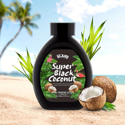 Sunless Tanning Cream with Coconut Natural Glow Bronzing Lotion Alcohol-Free BPA-Free for All Skin Types Medium Skin Tone Daily Self Tanner