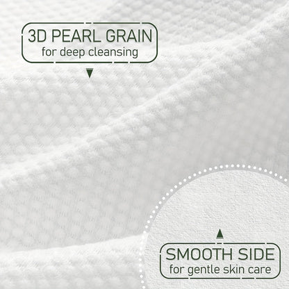 Disposable Facial Towels Bamboo Viscose Fiber Extra Thick Soft Cleansing Makeup Removal Face Towels for Sensitive Skin Travel 10x12 Inches