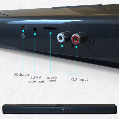 5.1 Surround Sound Soundbar for Smart TV, 21.7" Wireless Bluetooth 5.0 Home Theater Speaker System
