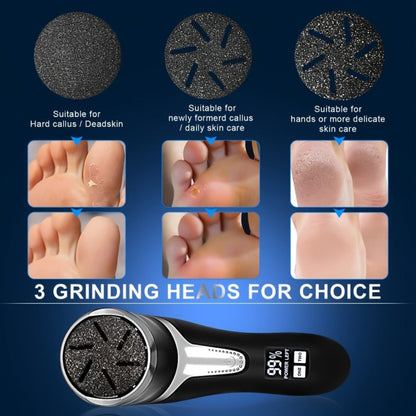 Electric Foot Callus Remover with 10pcs Pedicure Set, IPX7 Rechargeable Foot Grinder for Home and Salon Manicures