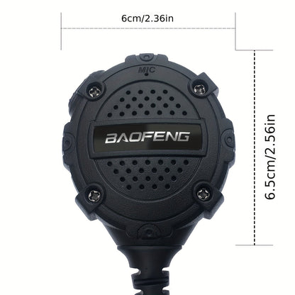 Walkie Talkie Remote Speaker Microphone H3 Lightweight Shoulder Mic PTT for Two Way Radio Clear Communication Outdoor Hiking Camping