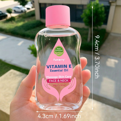Vitamin E Essential Oil for Face, Neck & Body, Natural Multi-Plant Extract Nourishing Skincare Serum