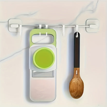Mandoline Slicer 6-in-1 Vegetable Slicer Set with Interchangeable Blades – Stainless Steel for Home Cooking, Dining and Outdoor Meals