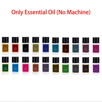 Car Air Freshener Aroma Diffuser with Essential Oils – USB Powered Smart Scent Diffuser for Car, 3/6/10/20 Bottles 0.34oz Essential Oils