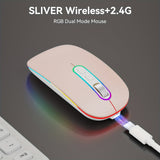 BT5.1 & 2.4G-Pink