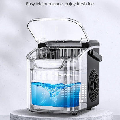 Ice Maker Machine – Nugget Ice & Bullet Ice Countertop, 26-35 Lbs Daily, One-Button Operation, Self-Cleaning