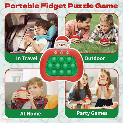 Santa Claus Pop Up Brain Game Toy for Kids with the Listed Color, Size or Set Options for Everyday Use