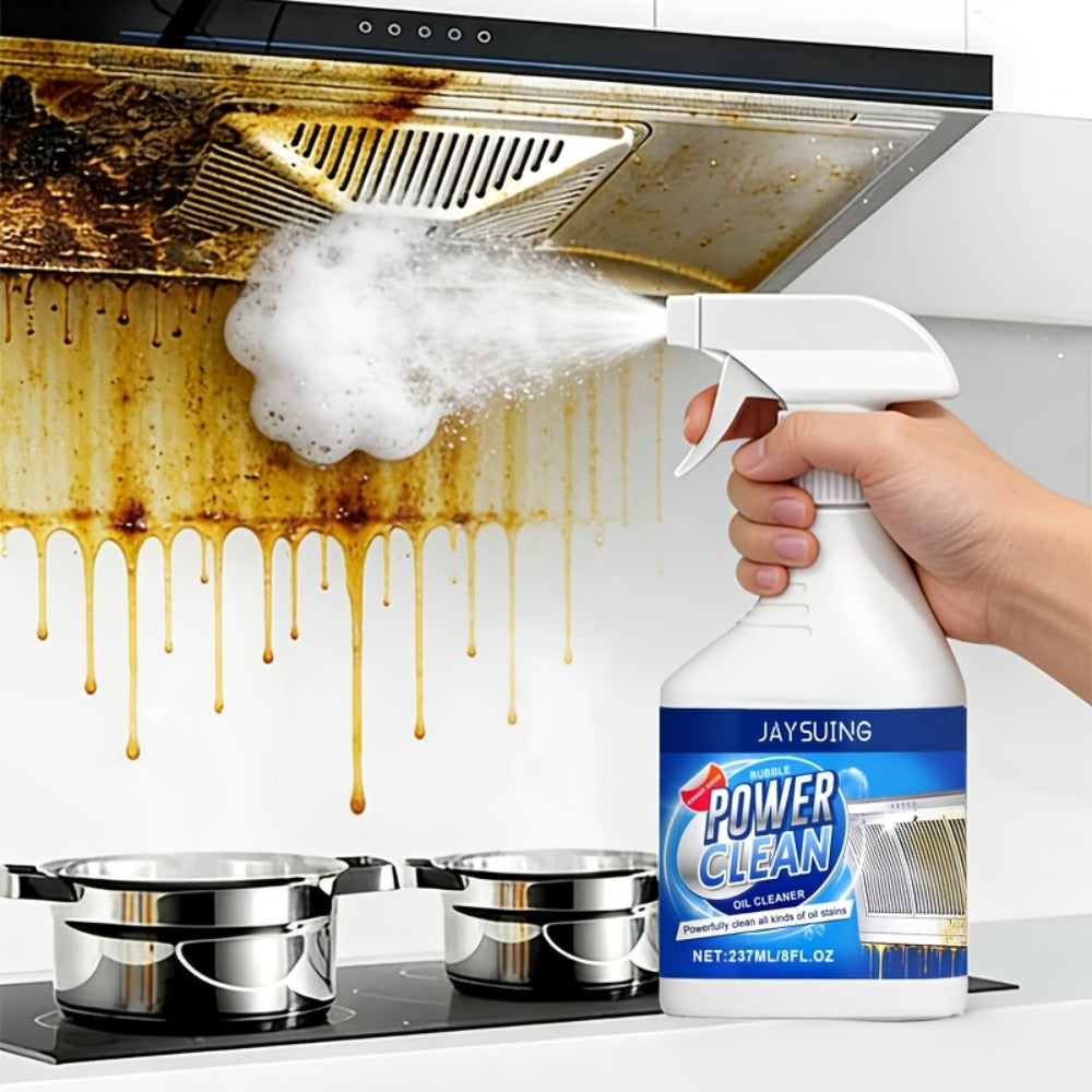 Kitchen Degreaser Spray Bubble Cleaner 237ml for Home Cooking, Dining and Outdoor Meals, with the Listed Configuration