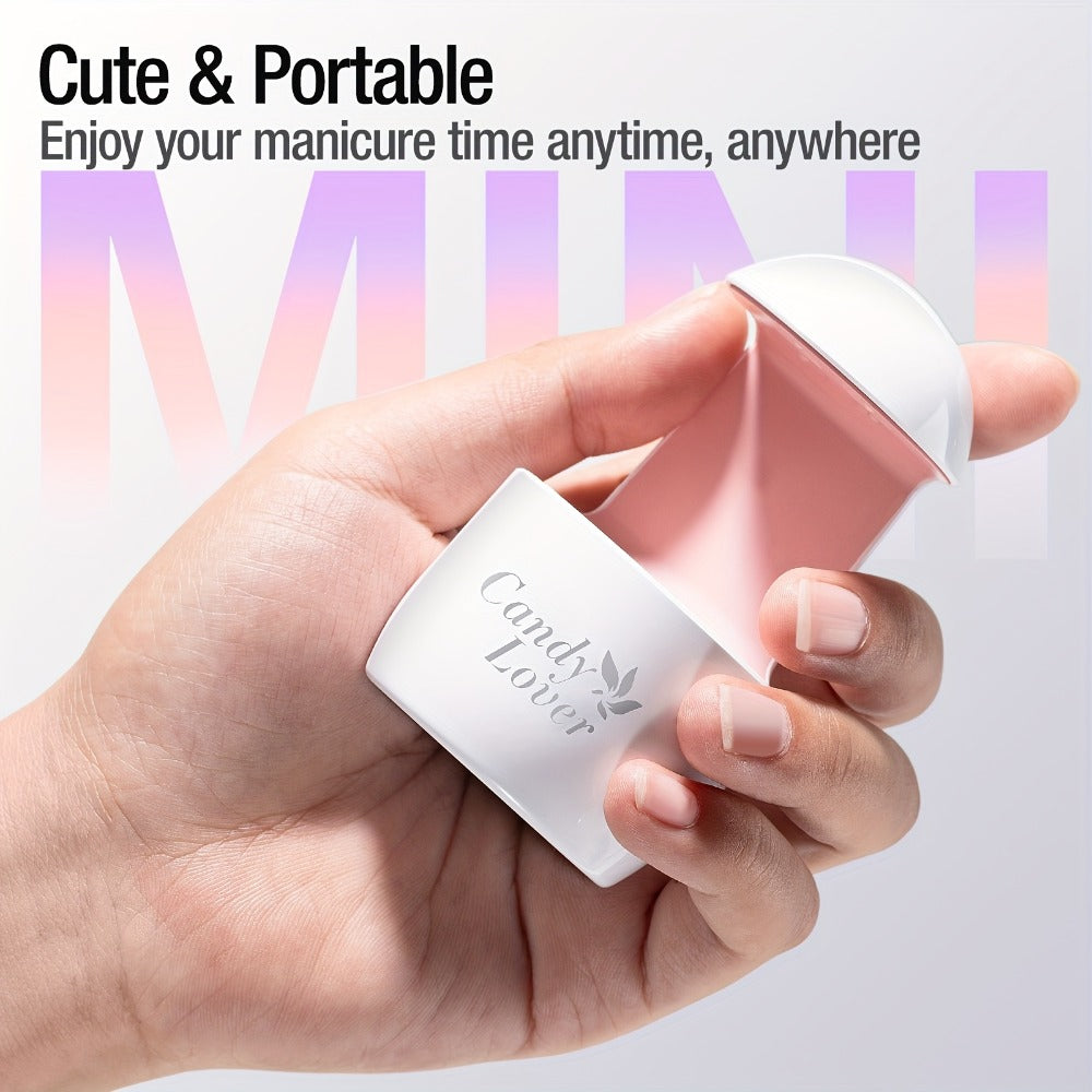 Mini UV LED Nail Lamp, Portable Compact Gel Nail Curing Light for Travel & Home, Fast Gel Polish Dryer