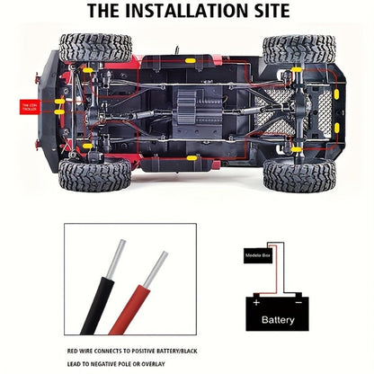 RGB LED Rock Lights Kit for Trucks & Off-Road – App & Remote Control, Music Mode, Underglow Neon Lights for SUV, ATV, UTV
