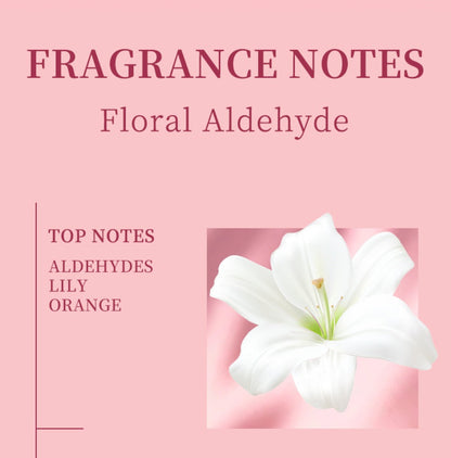 Pink Diamond Eau de Parfum Spray, 3.4 fl oz Bottle with Aldehyde, Lily and Orange Scent Notes