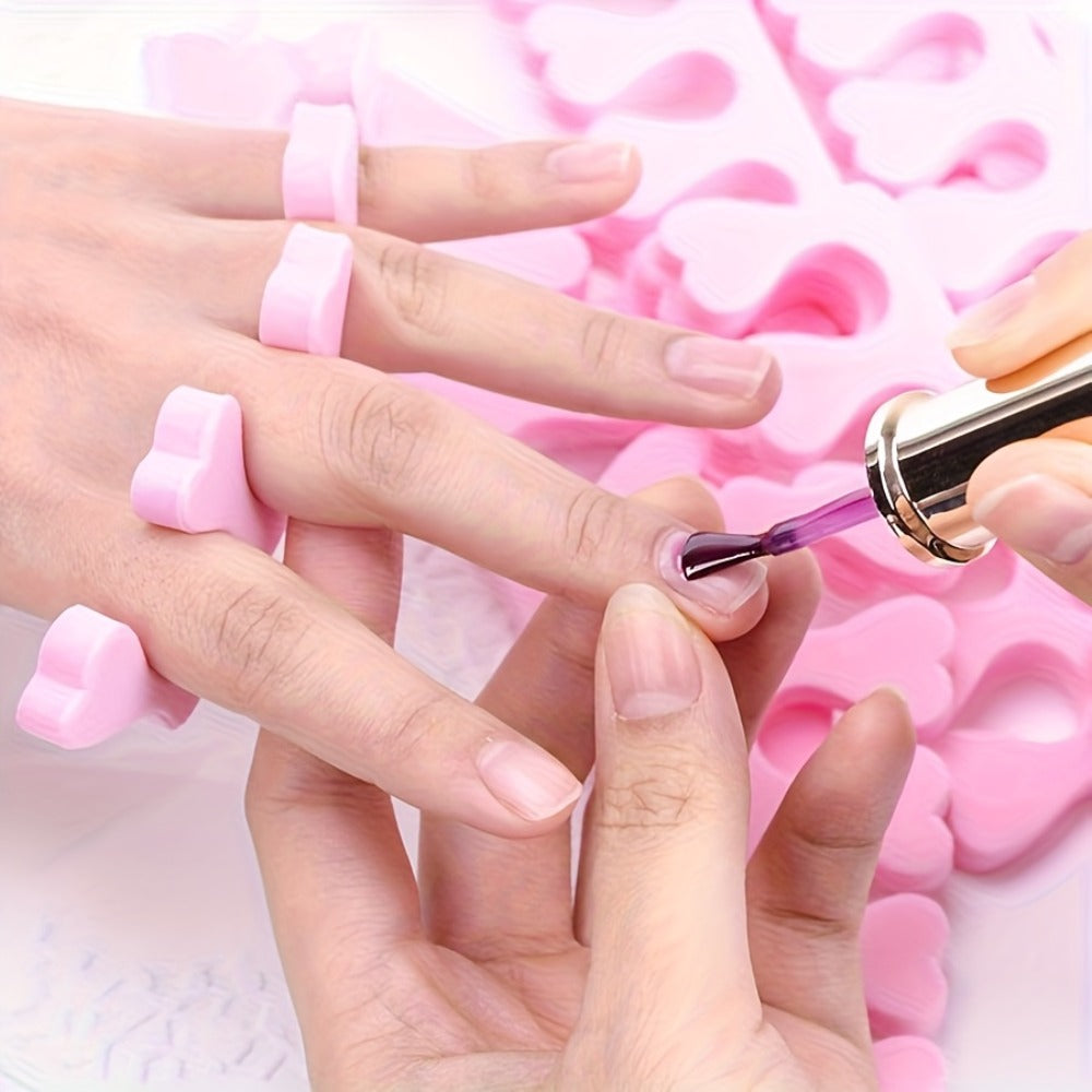 72-Piece Complete Nail Art Set with LED UV Lamp, Electric Nail Drill Pen, Gel Polish, Glue Drying Machine