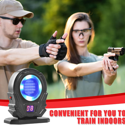 Laser Training Target for Dry Fire Practice – Portable Reactive Laser Shooting Target Compatible with Dry Fire Laser Training Systems |