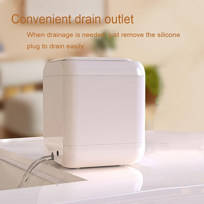 Mini Washing Machine Pure Copper Motor High Torque 4 Washing Modes Portable Washer for Entryways, Bedrooms and Living Spaces