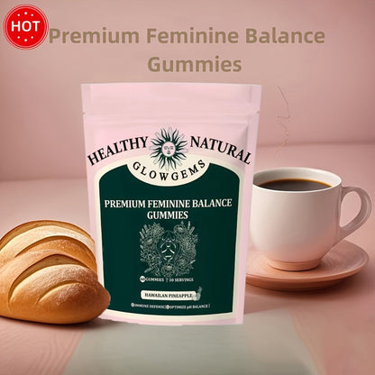 Feminine Balance Gummies for Women - Natural pH Balance for Bath Time, Home Spa and Personal Care