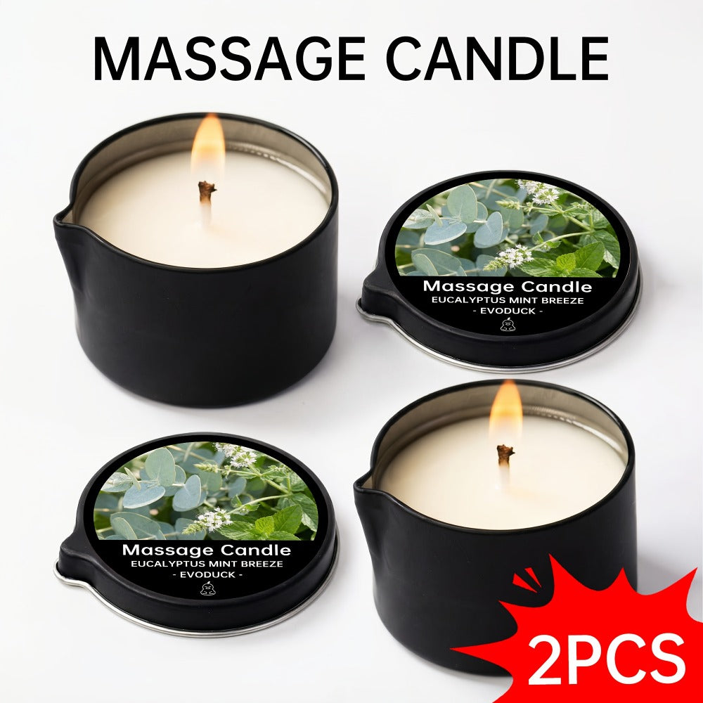 Luxury Soy Wax Candle 2-in-1 Massage Body Oil Essential Oil 20+ Scents 1pc 2pcs 6pcs Warm Moisturizing Lotion Spa Nail Salon Wedding