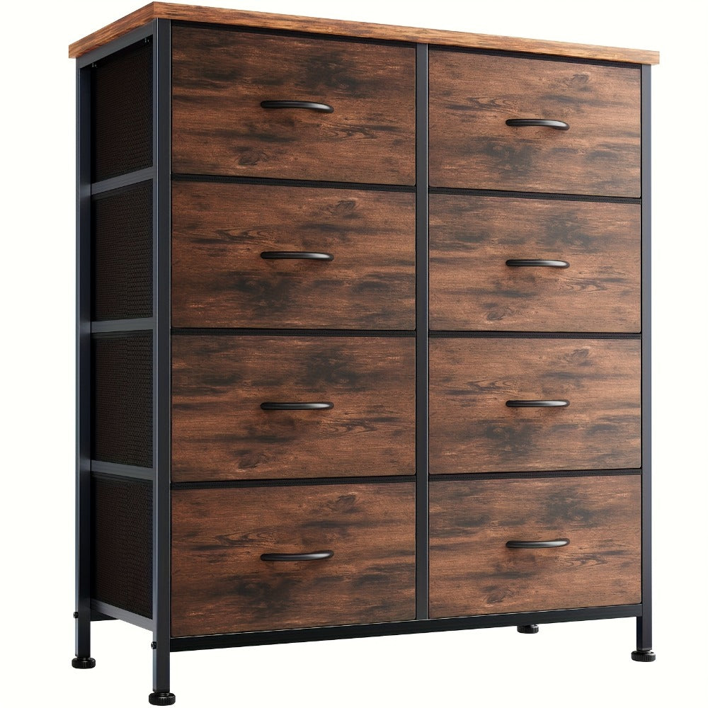 8-Drawer Metal Dresser, Clothing Storage Organizer for Organized Everyday Storage detail image - detail view 8