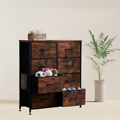 8-Drawer Wall-Mounted Dresser with Multiple Color Options for Organized Everyday Storage detail image - detail view 15