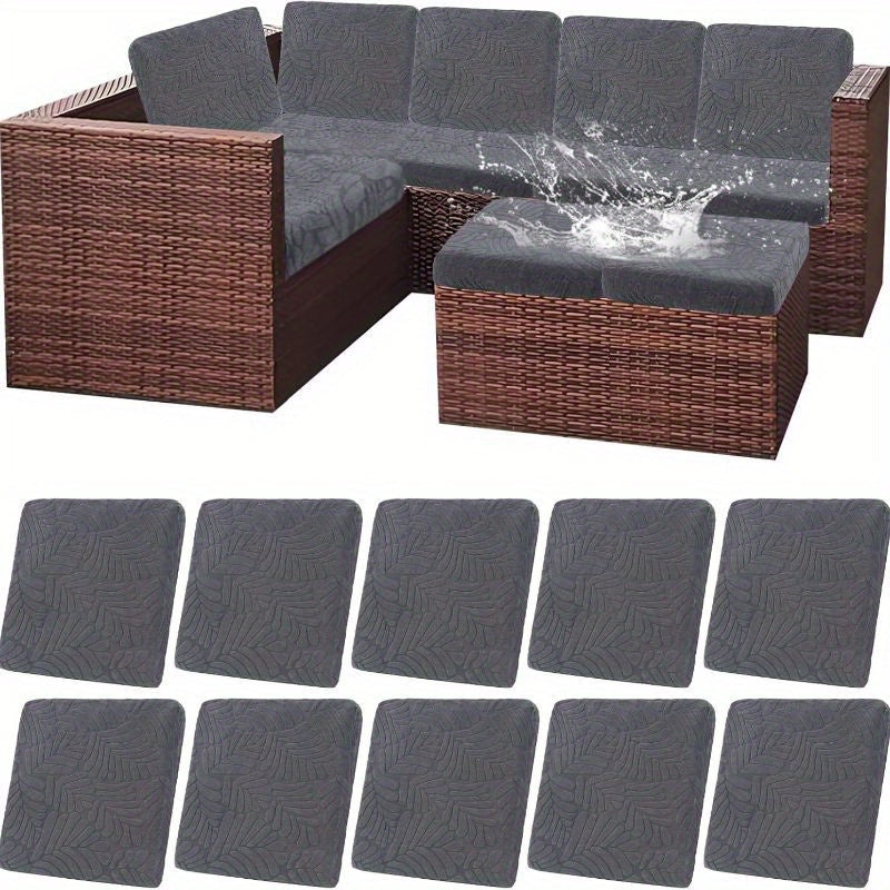 Outdoor Cushion Cover shown in the Dark Gray, 10pcs option