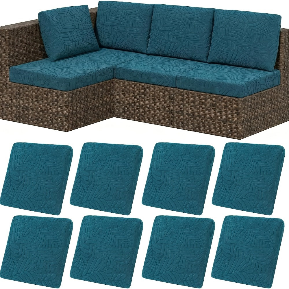 8-Piece Set Outdoor Cushion Cover with Waterproof Protection and Washable Cover for Patio detail image - detail view 24