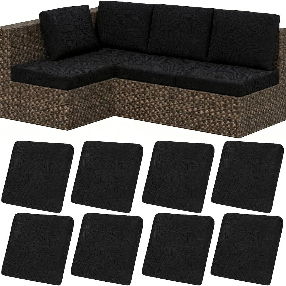 8-Piece Set Outdoor Cushion Cover with Waterproof Protection and Washable Cover for Patio detail image - detail view 25