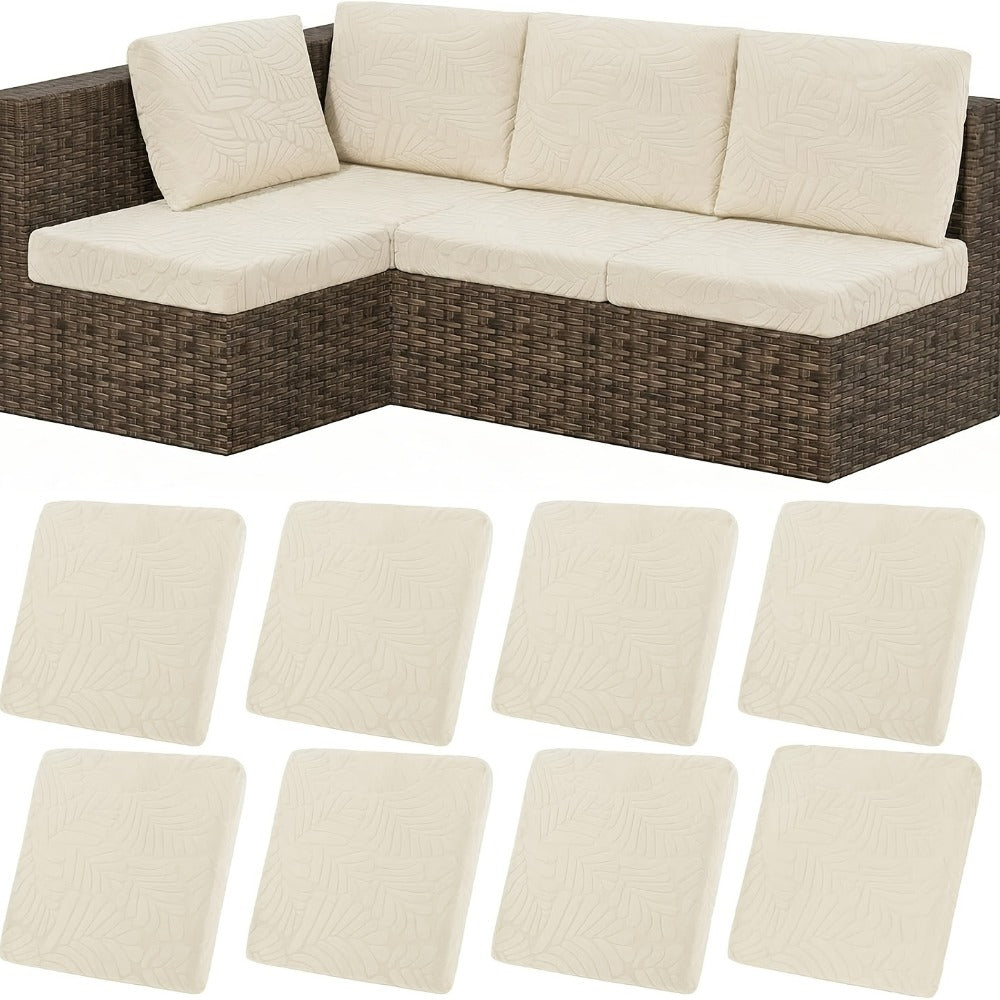 8-Piece Set Outdoor Cushion Cover with Waterproof Protection and Washable Cover for Patio detail image - detail view 27