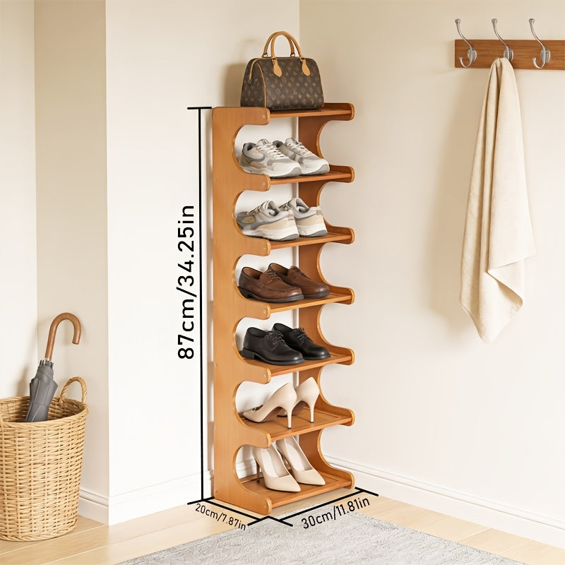 Shoe Rack shown in the Seven Layers option