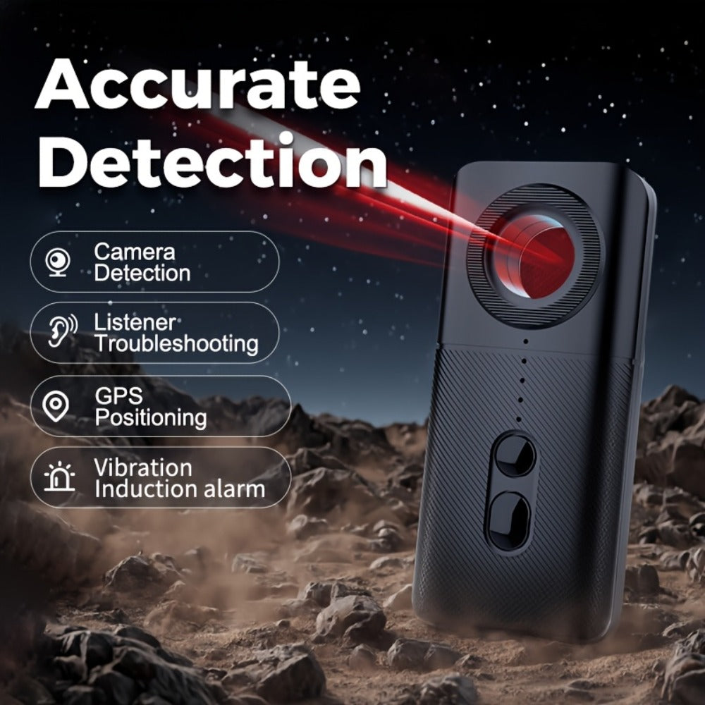 T3 Anti-Spy Detector Universal Hidden Camera & GSM Bug Finder with Night Vision, LED Display, GPS Tracking Detection